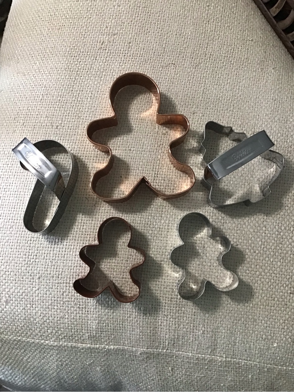 Wilton Copper & Silver Gingerbread Cookie Cutter Set